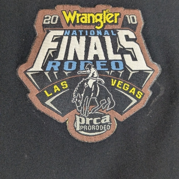 PRCA 2010 Finals Jacket Size Large Black In Excellent Condition - Picture 8 of 16